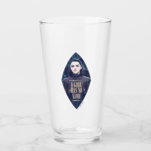 "En flicka har ingen Namn" Arya Stark Graphic Glaskopp