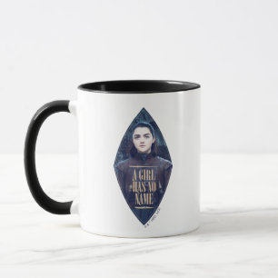 "En flicka har ingen Namn" Arya Stark Graphic Mugg
