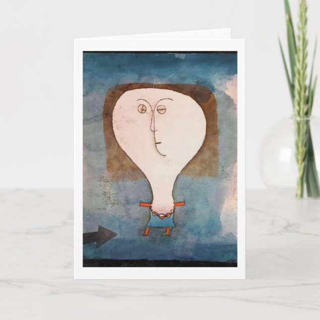 En flicka, Klee Kort (Framsida)