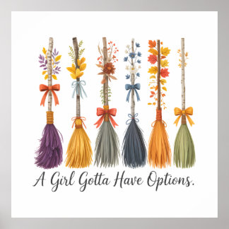 En flicka måste ha offertdesign som alternativ poster