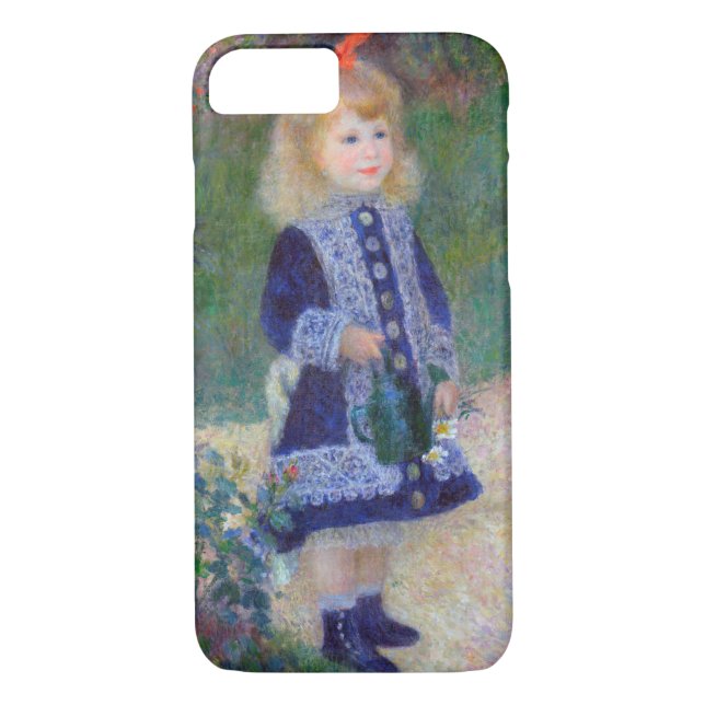 En flicka med en vaktburk, Renoir Case-Mate iPhone Skal (Baksida)