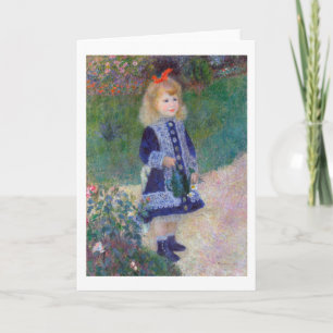En flicka med en vaktburk, Renoir Kort