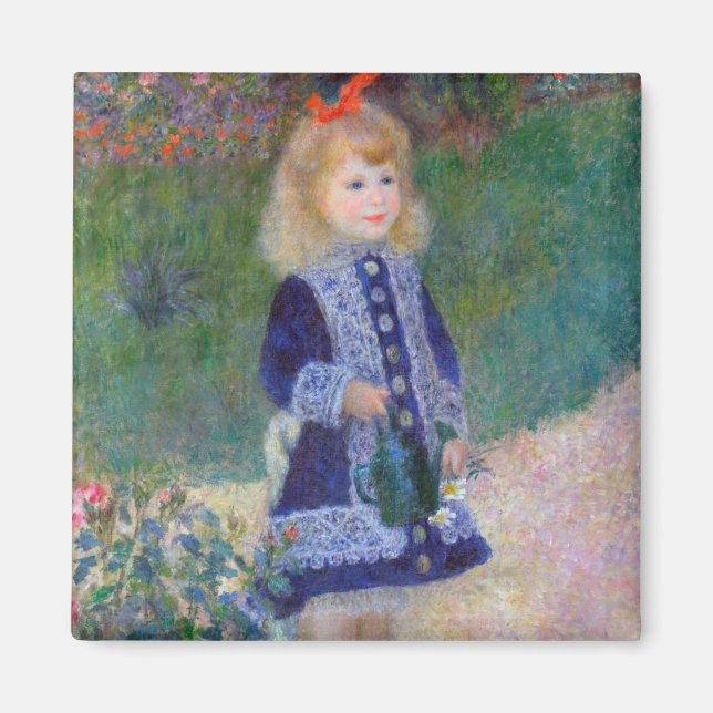 En flicka med en vaktburk, Renoir Magnet (Framsidan)