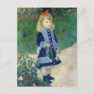 En flicka med en vattentåk från Auguste Renoir Vykort