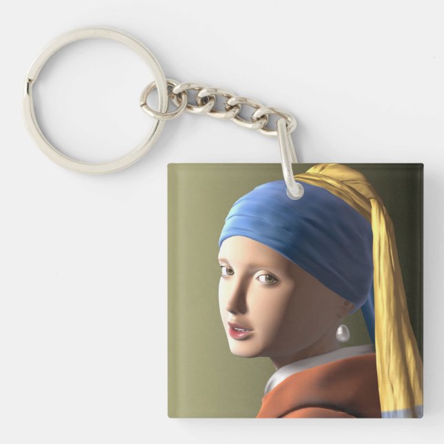 En flicka med pärlörring (Framsidan)