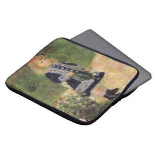 En flicka med Watering Can av Pierre Renoir Laptop Fodral