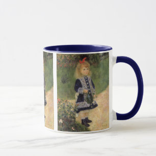 En flicka med Watering Can av Pierre Renoir Mugg