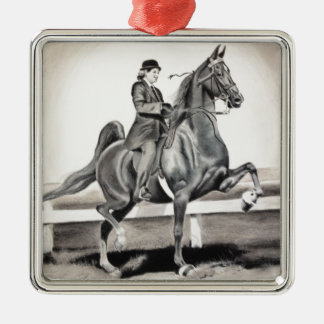 En flicka och en dröm av Linda Dalziel Julgransprydnad Metall