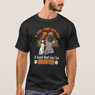 En flicka och hennes Hund en obligation som inte k T Shirt