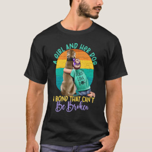 En flicka och hennes Hund en obligation som inte k T Shirt