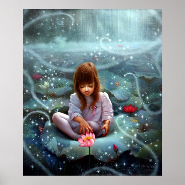 En flicka och sju älvor 3 Poster (Framsidan)