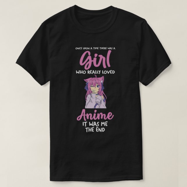 En flicka som animerar kärlek  t shirt (Design framsida)