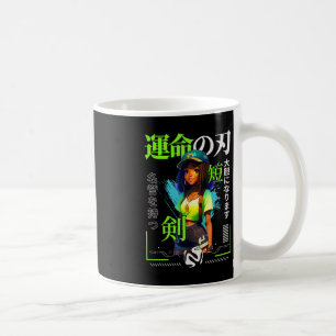 En flicka som Kärlek Anime Black Girl Game Älskare Kaffemugg