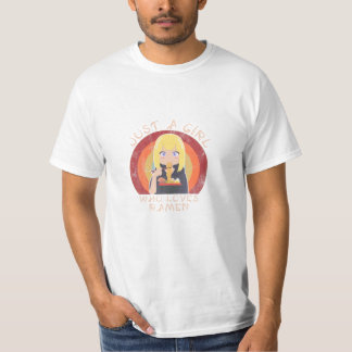 En flicka som Kärlek Anime och Ramen T Shirt