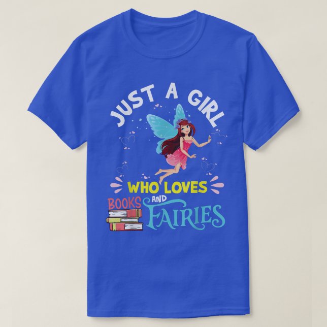 En flicka som Kärlek Bokar en T Shirt (Design framsida)