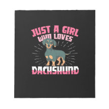 En flicka som Kärlek Dachshund