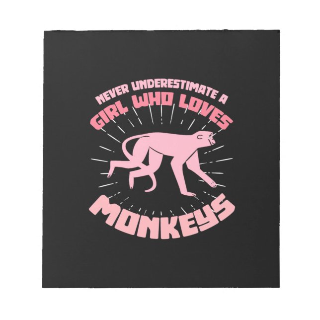 En flicka som Kärlek Monkey Anteckningsblock (Framsida)
