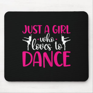 En flicka som Kärlek till Dance Ballerina D Musmatta