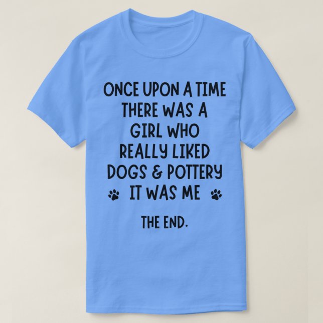 En flicka som verkligen gillade hundar-träsket t shirt (Design framsida)