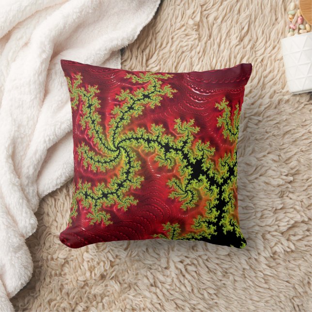 En flod Springa genom Cushion Kudde (Filt)