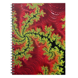 En flod Springa genom den Spiral bärbara datorn Anteckningsbok