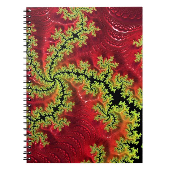 En flod Springa genom den Spiral bärbara datorn Anteckningsbok (Framsidan)