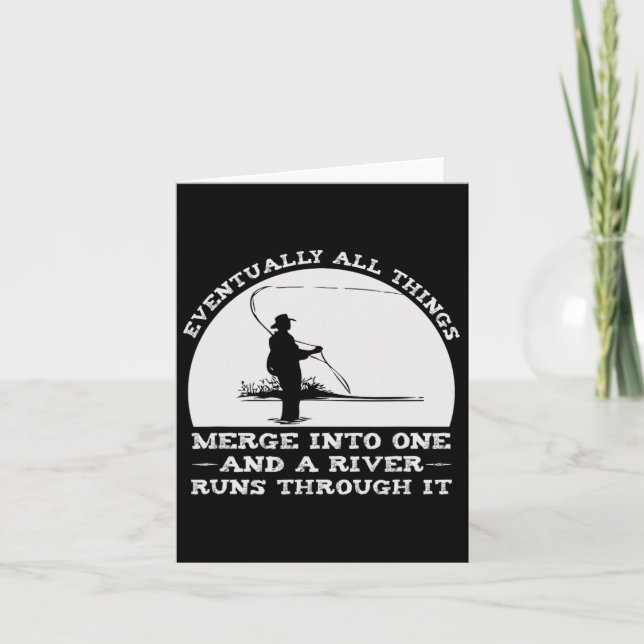 En flod Springa genom det Flygfisket Kort (Framsida)