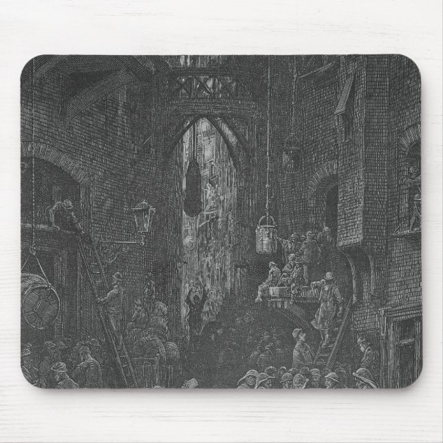 En flodstrandgata, från 'London, a Musmatta (Framsidan)