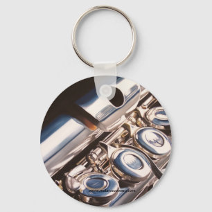 En flöjt Keychain för tre biet Nyckelring