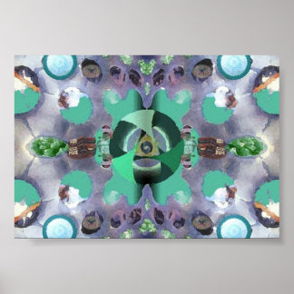 En flygs Öga under visioner Poster