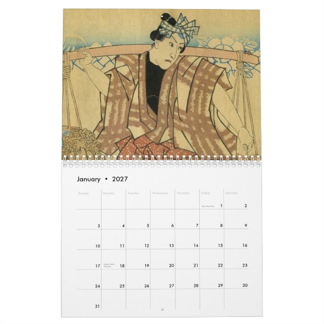 En flyta värld kalender (Jan 2027)