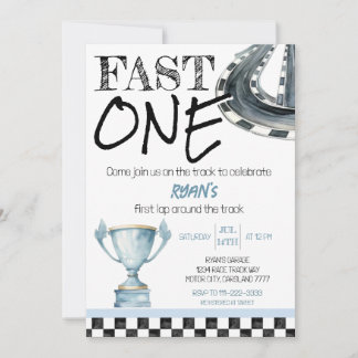 🏁 en födelsedag - starta motorerna inbjudningar