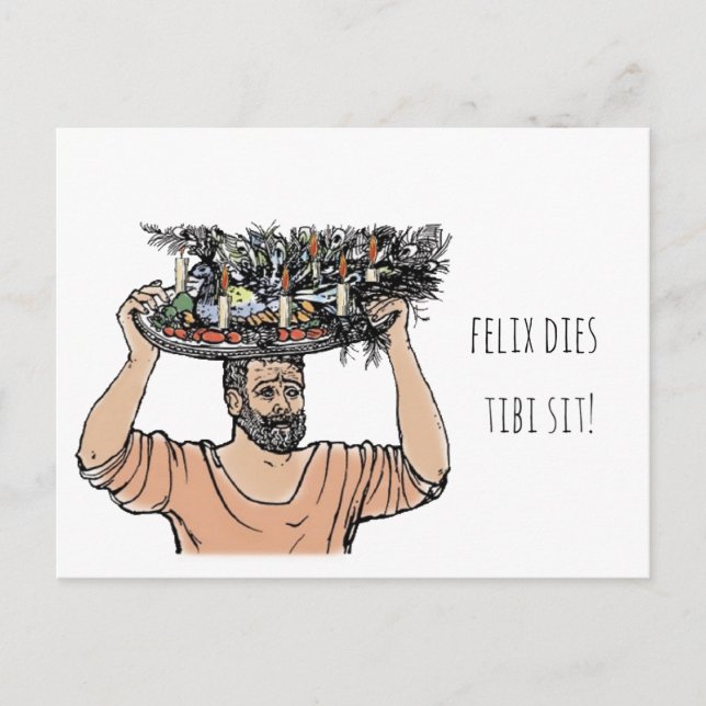 En födelsedagsfågel från Grumio Vykort (Framsida)