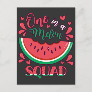 En födelsedagsfest för Melon Squad Vykort