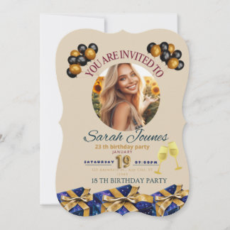 En födelsedagsinbjudan som passar alla i stark inbjudningar