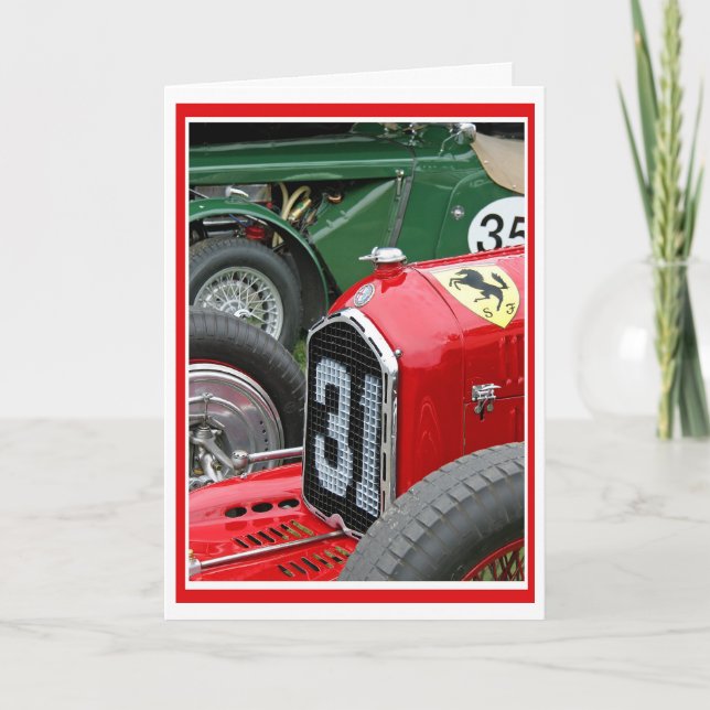 En födelsedagstanke kort (Framsida)