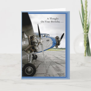 En födelsedagstanke... Trimotor Kort