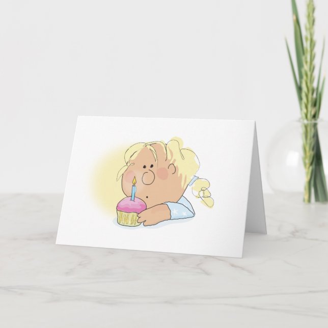 En födelsedagWish Kort (Framsida)