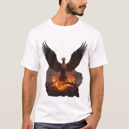 En foenix stigning från askan i ett vulkanland t shirt