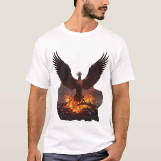 En foenix stigning från askan i ett vulkanland t shirt