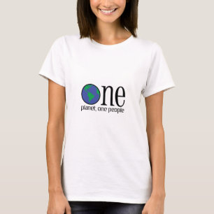 EN FOLK FÖR PLANET ETT T SHIRT