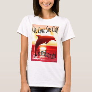 En för buktdamer för kärlek en inpassad tee shirt