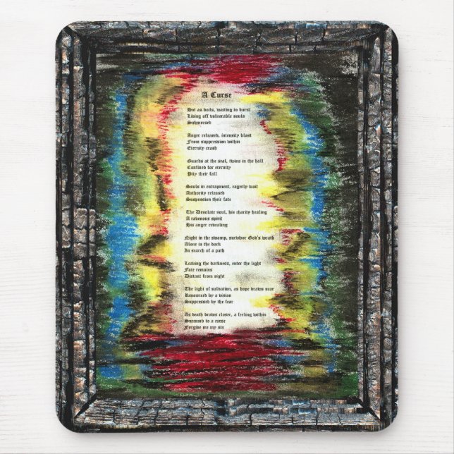 En förbannelse musmatta (Framsidan)