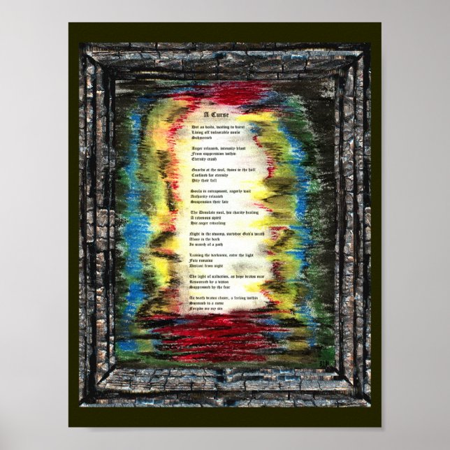 En förbannelse poster (Framsidan)