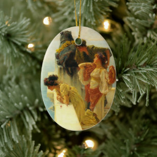 En fördelaktig utsiktspunkt av Sir Lawrence Alma-T Julgransprydnad Keramik