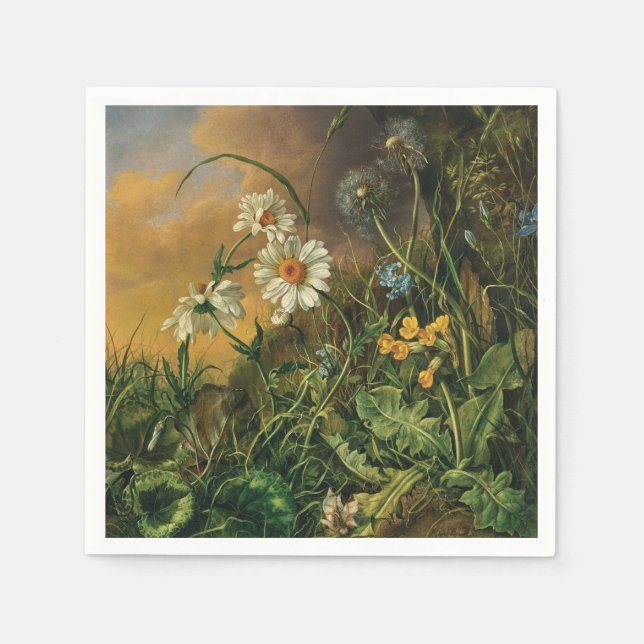 En Forest Golv med Daisy, primerer, ... Pappersservett (Framsidan)