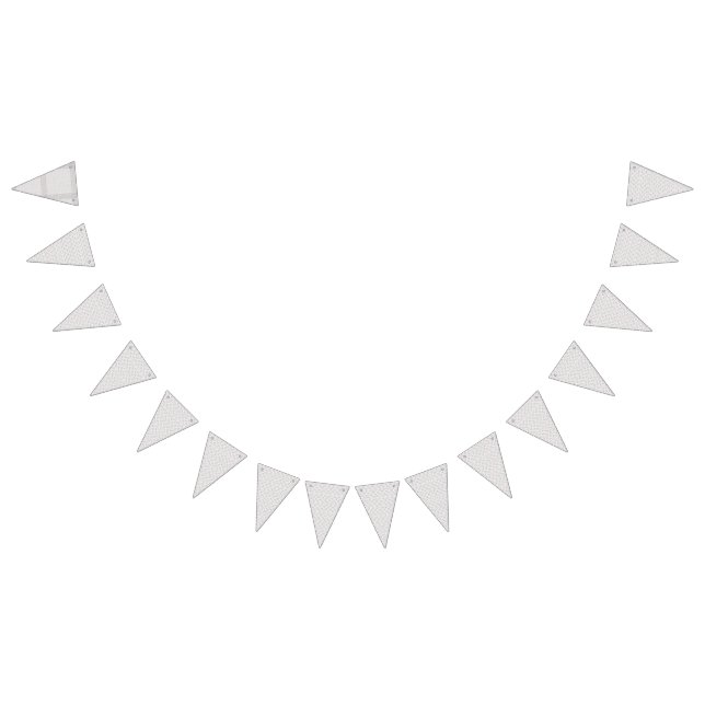 En förfinad blommigt i vitt och grått, presenti vimplar (Alla)