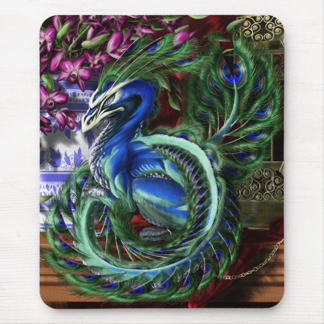 En förgyllda Caged Mousepad Musmatta (Framsidan)