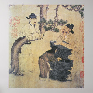 En forntida kinesisk Poet Poster