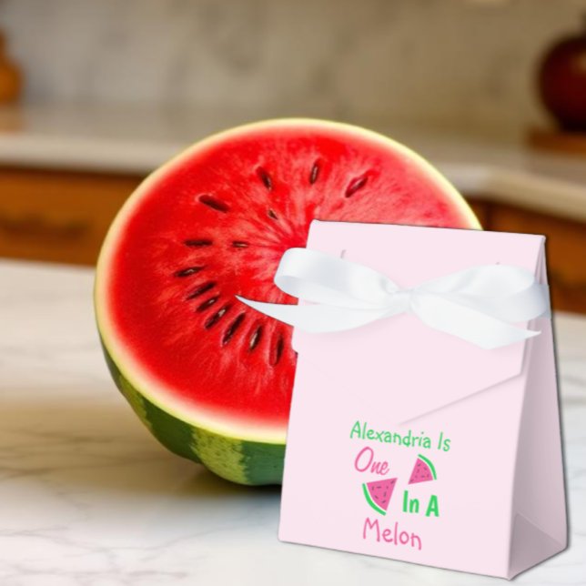 En Första Födelsedag Med Melon Presentaskar (Skapare uppladdad)